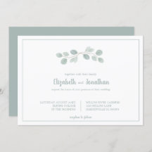 Casamento do Ramal Eucalyptus de Watercolor Elegan