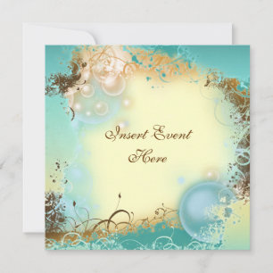 Convite Casamento do tema da praia - festa elegante