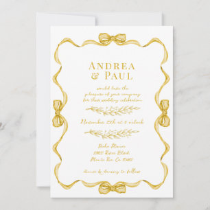 Convite Casamento Doce Da Fita Whimsical
