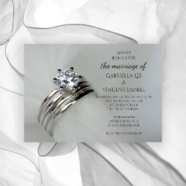 Convite Casamento dos Anéis de Casamento