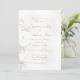 Convite Casamento dos Rosas Dourados e Pearl White Desdemo