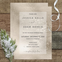 Casamento Dourado com a Glitter Moderno