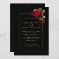 Casamento Dourado das Espingardas das Rosas vermel