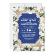 Casamento Dourado de Confetti Wreath com Flores Br