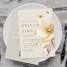 Convite Casamento Dourado do Código QR Amarelo Branco das 