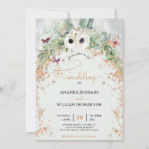 Casamento dourado do Jardim do Boêmian Lush Greene