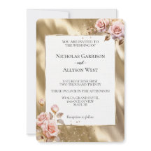 Casamento Dourado Glam Rosa Rosa-Rosa-Champanhe