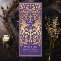Casamento Dourado Medieval do Leão Real Roxo