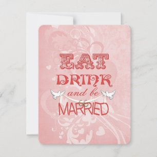 Convite Casamento Doves em pêssego