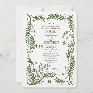 Convite Casamento Elegância Perene