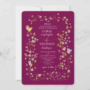 Convite Casamento Elegância Perene
