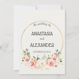 Convite Casamento elegante