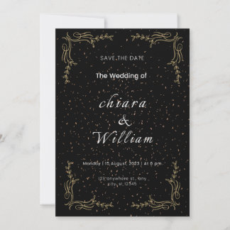 Convite Casamento elegante