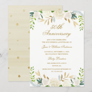 Convite Casamento Elegante Aniversário Floral Aquarela