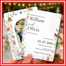 Casamento Elegante Boho Floral Borboletas Flores S