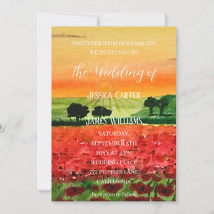 Convite Casamento Elegante Botânico de Aquarela