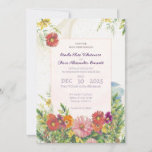 Casamento Elegante com Jardim de Flores Silvestres