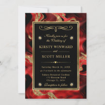 Casamento Elegante com Vermelho Derretido e Brilho