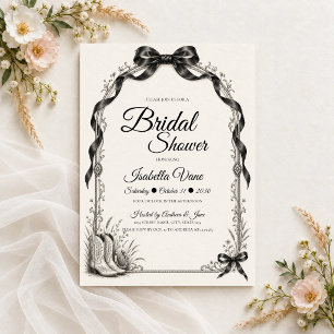Convite Casamento Elegante Coquete Ocidental