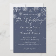 Casamento Elegante de Floco de Neve com Tema de In