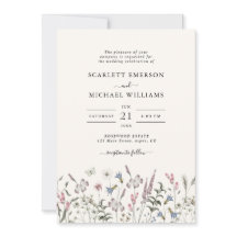 Casamento Elegante de Flor Selvagem