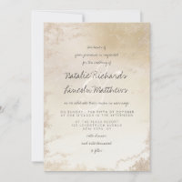 Casamento Elegante De Folha Fosco Amarela Dourada