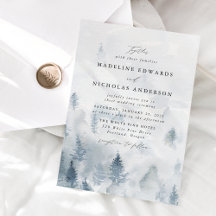 Casamento Elegante de Inverno na Floresta