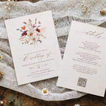 Casamento Elegante de Outono com Flor Silvestre Tu