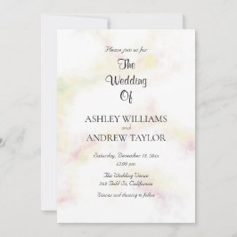 Convite Casamento Elegante de Padrão Corajoso