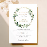 Casamento Elegante de Quadro Geométrico Dourado Gr