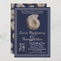 Casamento Elegante de Tons Marinhos com Conchas de