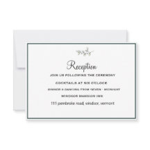 Casamento Elegante de Verde Botânico Moderno