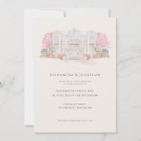Casamento Elegante em Vila com Aquarela