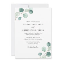 Casamento Elegante Eucalyptus Russo Simples