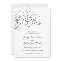 Casamento Elegante Floral de Arte Neutral Tudo em 