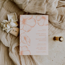 Casamento Elegante Floral de Leah Peach