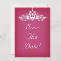 Casamento Elegante Lustre Save The Date