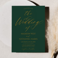 Casamento Elegante Minimalista Esmeralda Verde Dou