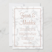 Casamento Elegante Moderno de Script Dourado Marbl