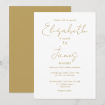 Casamento Elegante Rascunho Minimalista Moderno Do