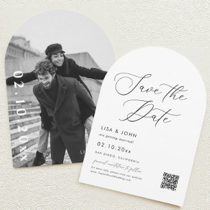 Convite Casamento Elegante Salve a Foto da Data