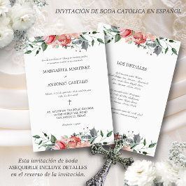 Convite Casamento Elizabeth Invitación de Boda Catolica