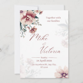 Convite Casamento Em