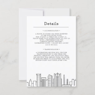 Convite Casamento em Birmingham, Alabama   Detalhes do Con