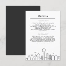 Casamento em Dallas, Texas | Detalhes dos Convidad