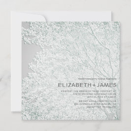 Convite Casamento em forma de esboço exclusivo em árvore ©