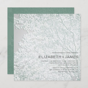 Convite Casamento em forma de esboço exclusivo em árvore ©