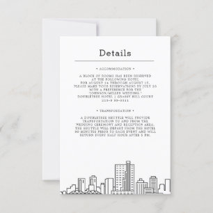 Convite Casamento em Fort Worth, Texas   Detalhes do Convi