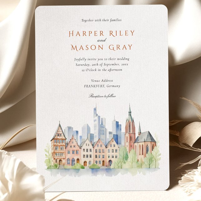 Convite Casamento em Frankfurt Alemanha (Criador carregado)
