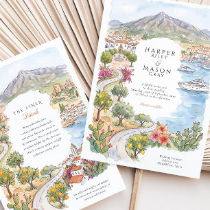 Convite Casamento em Marbella Espanha Costa del Sol Puerto